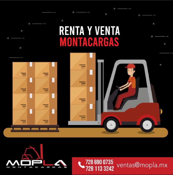 RENTA Y VENTA DE MONTACARGAS ELECTRICOS Y COMBUSTIÓN